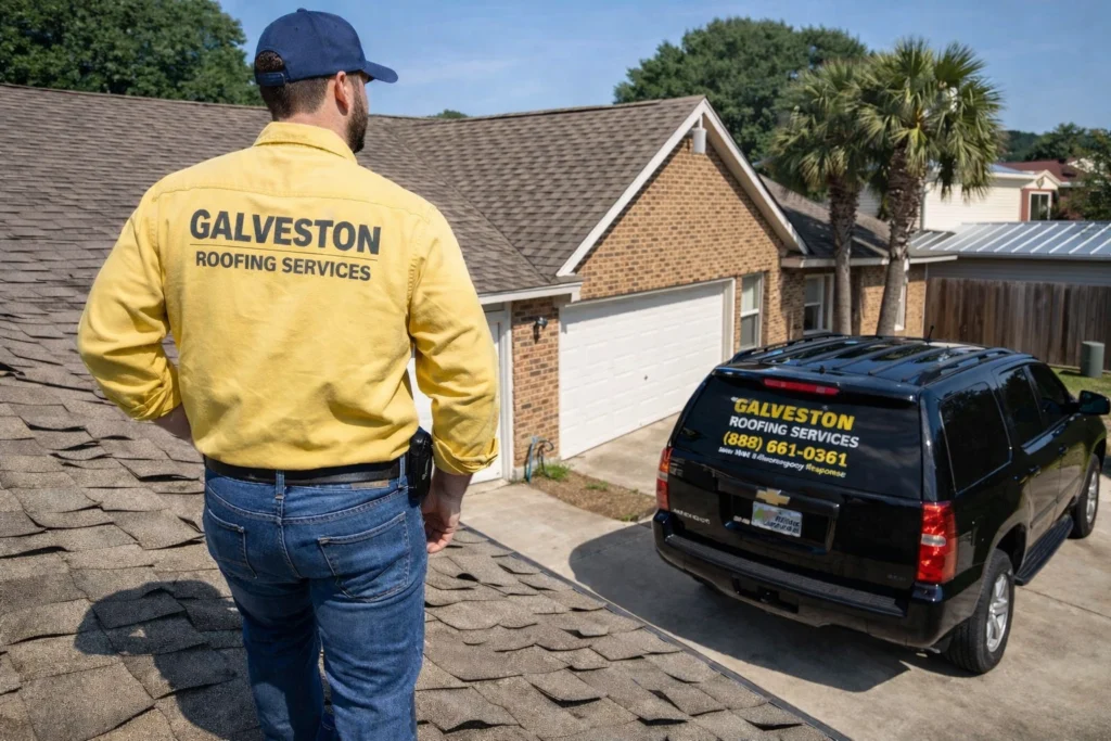 Galveston Roofing Services Old Shingles